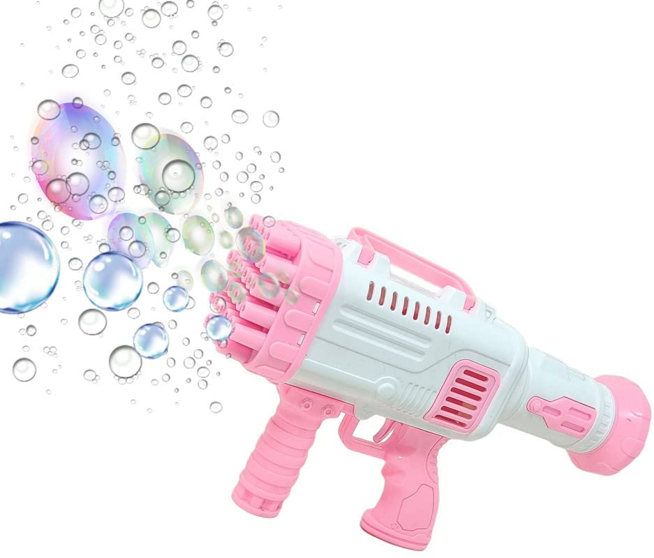 RUHANI 32 Hole Large Electric Bubble Gun/Battery Operated Getling Bubble Machine Gun for Kids Boy & Girls (Pink) (B0BXJ9FCHM) Amazon Price History, Amazon Price Tracker