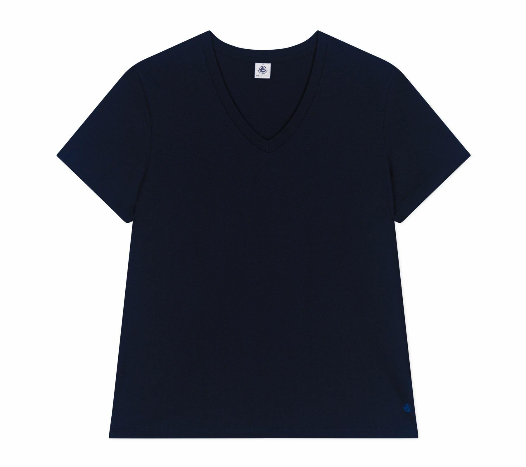 Petit Bateau Women’s A0csd Short Sleeve T-Shirt, Blue, XS