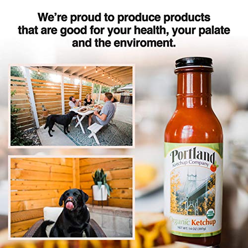 Portland Organic Ketchup + Portland Organic Mustard Bundle By Portlandia Foods - Naturally Gluten-Free, Vegan, Non-Gmo, Made In Oregon Usa #TOP7