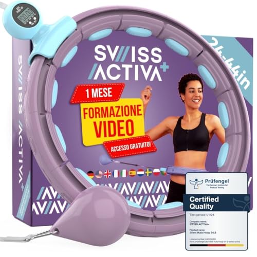 Swiss Activa+ S4.S Hula Hoop per adulti con palla di peso