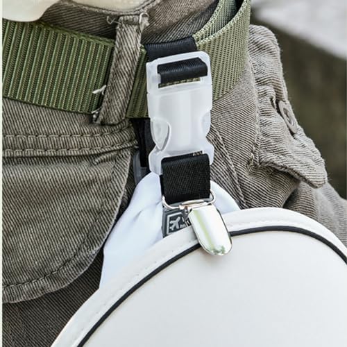 Image of Luggage Straps,2 PCS Luggage Strap Jacket Gripper,Adjustable Add-A-Bag Suitcase Belts with Hat Clip & Water Bottle Carrier for Hiking,Travel (Black)