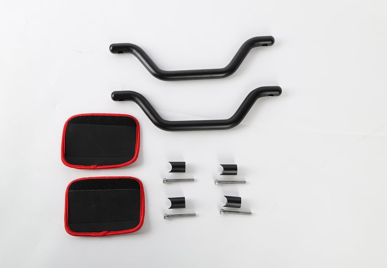 Roll Bar Grab Handles for Ford Bronco 2021 2022 2023 2024 Front Seat 2/4 Door Soft & Hard Top, Interior Accessories Aluminum Alloy Front Seat Grip Handle (Front)