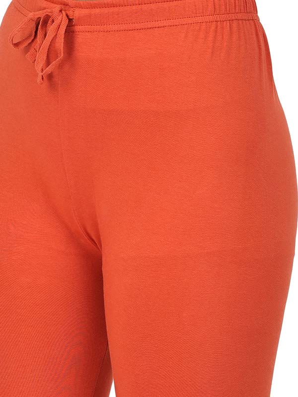 Image of Robinbosky Cotton Churidhar Leggings for Women - Stylish, Stretchable & Flattering Fit for All-Day Comfort