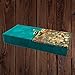 Vanya Creations Decorative Shagun Cash Gift Box for Money Gaddi, Gifting Sagan Wedding Occasion, Jewellery | Sea Green Color, Set of 1, Half Cut Design Rectangle Shape