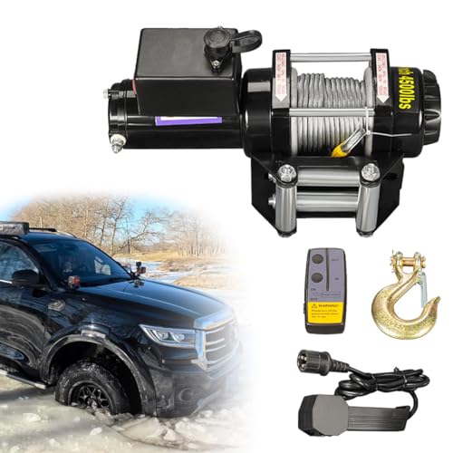 Winche eléctrico con control remoto inalámbrico 4500 lb