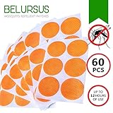 CALIDAD DURADERA: Los parches repelentes de mosquitos Belursus se han producido con los más altos estándares de calidad. Cada clip te protegerá de los molestos insectos durante 12-24 horas.