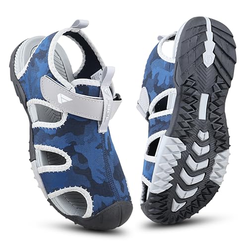 Image of FUEL Fisherman Sandals for Men Comfortable, Flexible & Breathable Stylish Casual Sandals Protective Bump Toe Perfect Outdoor Beach Anti-Skid Sports Footwear For Gents (Soldier-12)