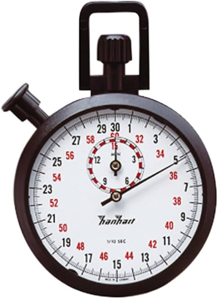 Amazon.co.jp: ハンハートABSアナログストップウォッチ 15分計 (1周30