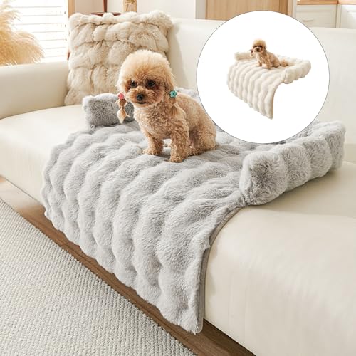 Lit pour chien surdimensionné de haute qualité en fourrure