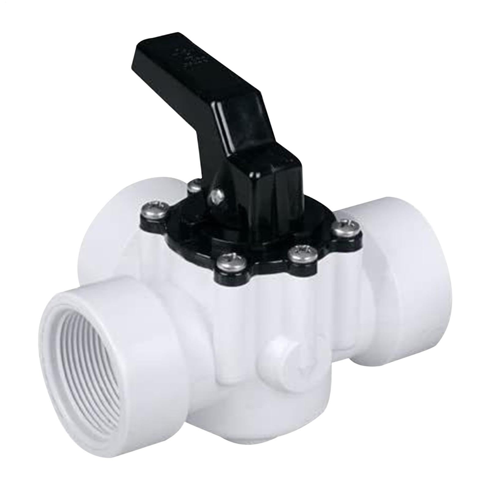 Verificare la valvola, deviatore valvola per piscina, deviatore, tubo della valvola, connettore adattatore | Adattatore splitter a 3 vie di ricambio con manico per spa, casa, giardino, cortile, giardino