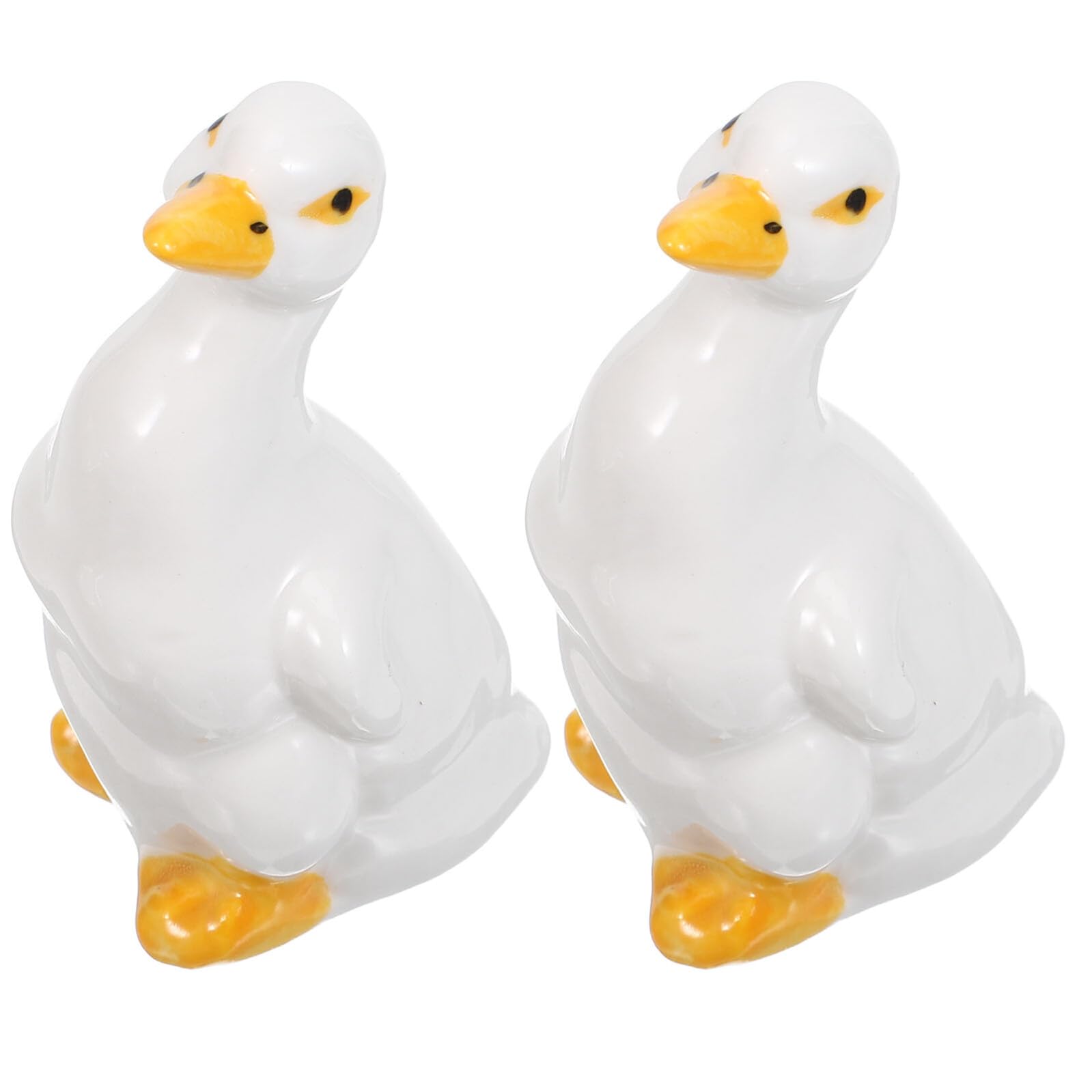 Tapa para tornillos de inodoro de cerámica Gatuida con forma de pato decorativo para baño