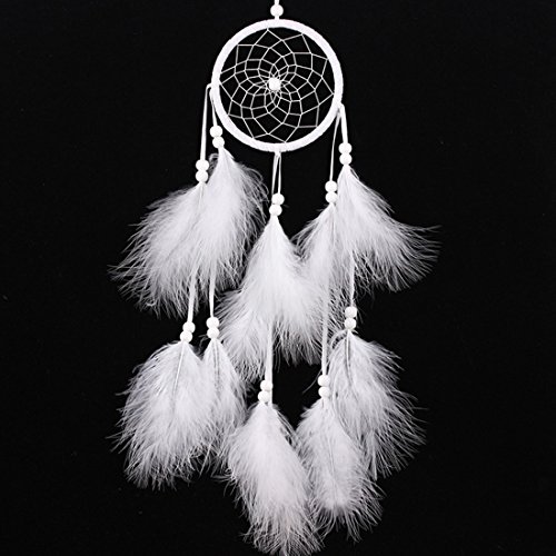 Atrapasueños blanco para transformar su hogar con vibraciones positivas y noches tranquilas 2