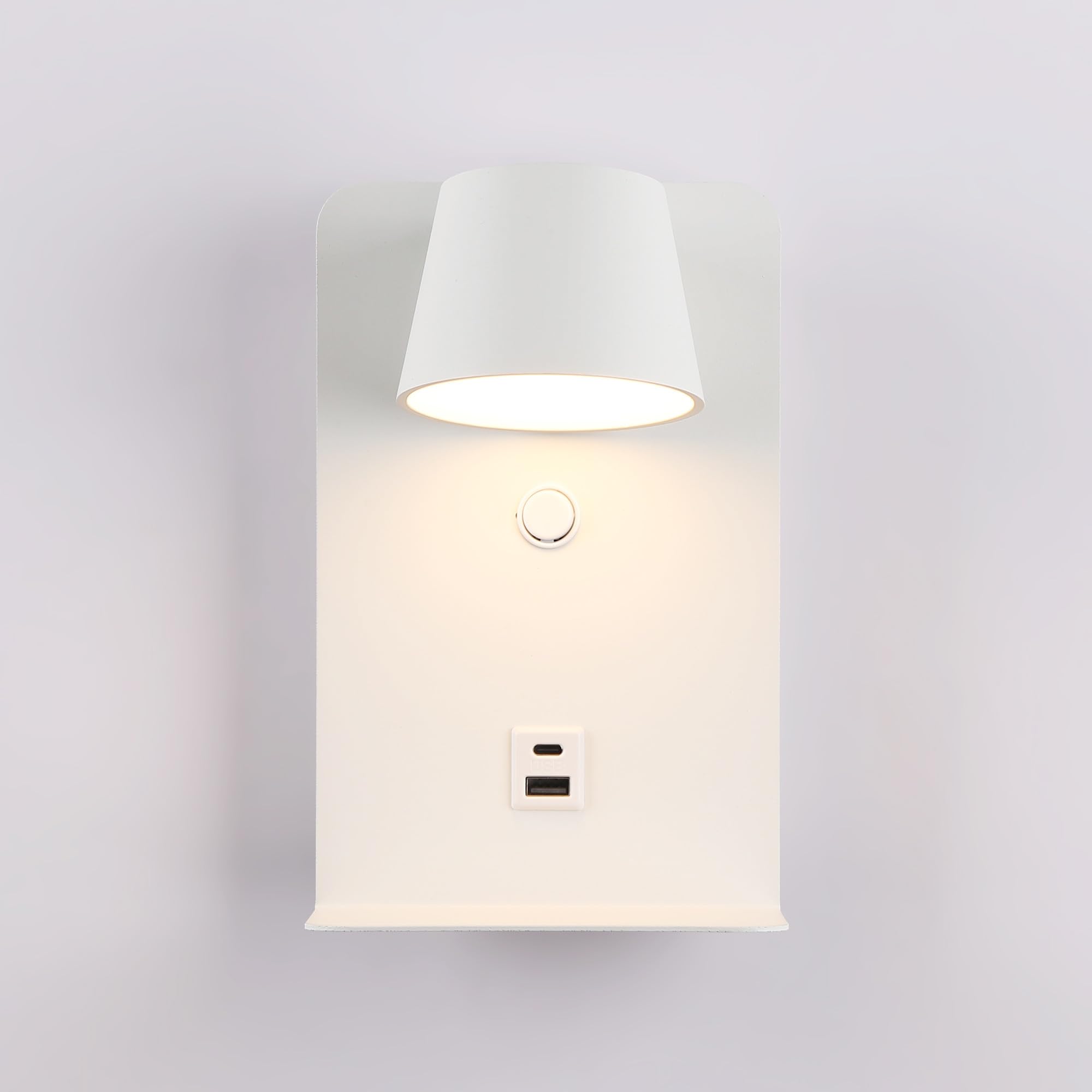 B·LED BARCELONA LED Liseuse murale BASKOP - port USB + USB-C - 6W
