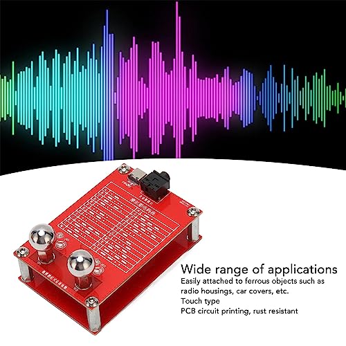 Image of Morse Code Telegraph Key, Automatic Telegraph Key with Magnet Fixed Base, Standard 3.5mm Output, CW Automatic, for Physical Teaching, Morse Code Communication