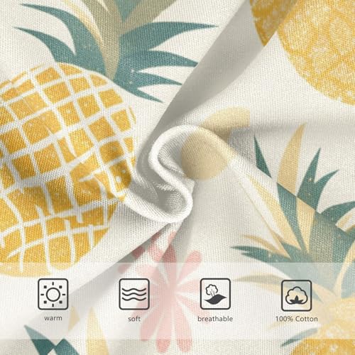 KLL Gold Glitter Pineapples Boys Toddler Soft Briefs Breathable Undies3