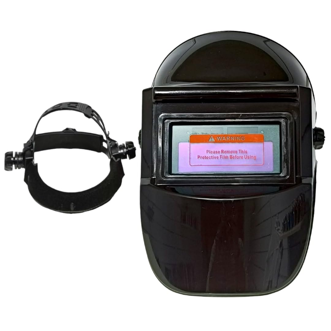 Fortune Auto Darkening Welding Helmet (H4) Black | Highly Durable & Protective | Welding Helmet for Arc Welding | Welding Shield | Welding Helmet for Men