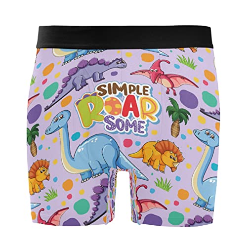 Bóxer para hombre de dinosaurio Vnurnrn en pack de 2 calzoncillos suaves