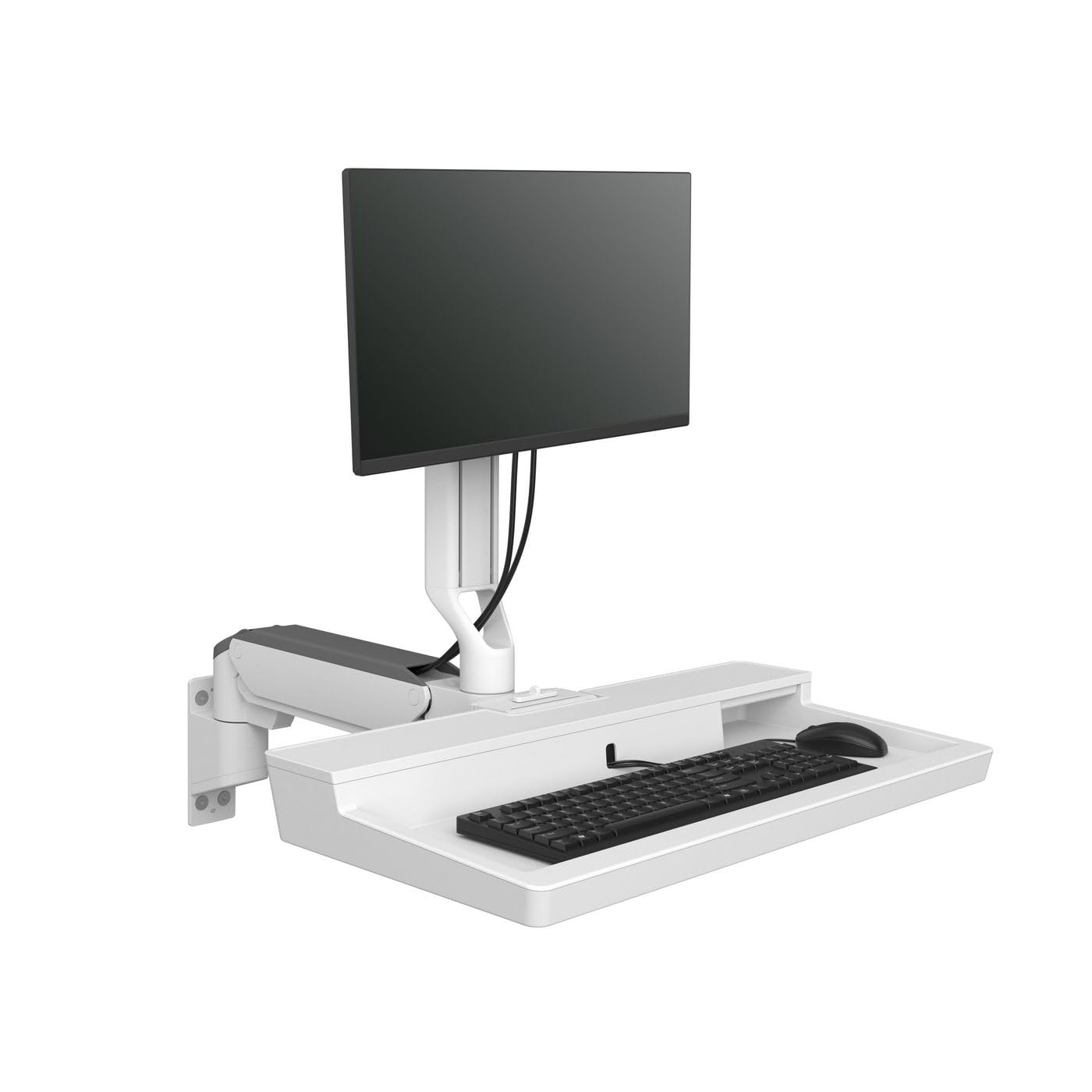 ERGOTRON CAREFIT COMBO ARM. SNOW WALL