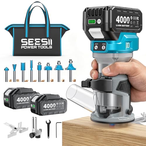 SEESII Cordless Wood Router