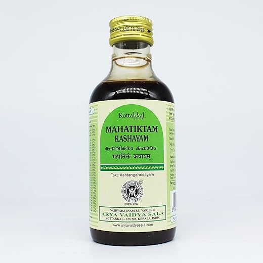 Kottakkal Mahatiktam Kashayam 200ML & Sukanthi Pills 1gm