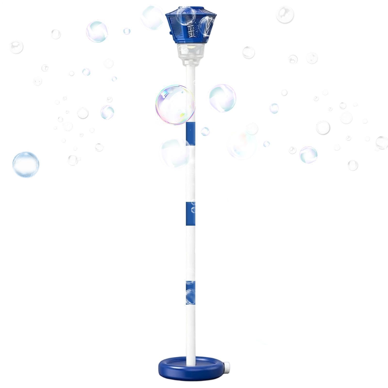 Macchina Delle Bolle Verticale Torre Regolabile Automatica Ricaricabile USB | Macchina A Bolle Per Bambini Per Feste Giardino Compleanno Spiaggia Piscina Matrimonio Campeggio