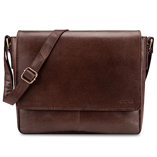 DESIGN CLASSICO - La borsa a tracolla della serie Gent è allo stesso tempo senza tempo ed elegante, ideale per lavoro e tempo libero come borsa messenger, borsa da lavoro, borsa per notebook, borsa scolastica, borsa per insegnanti, borsa universitaria, borsa per documenti, borsa a mano, bagaglio da viaggio o borsa a tracolla.