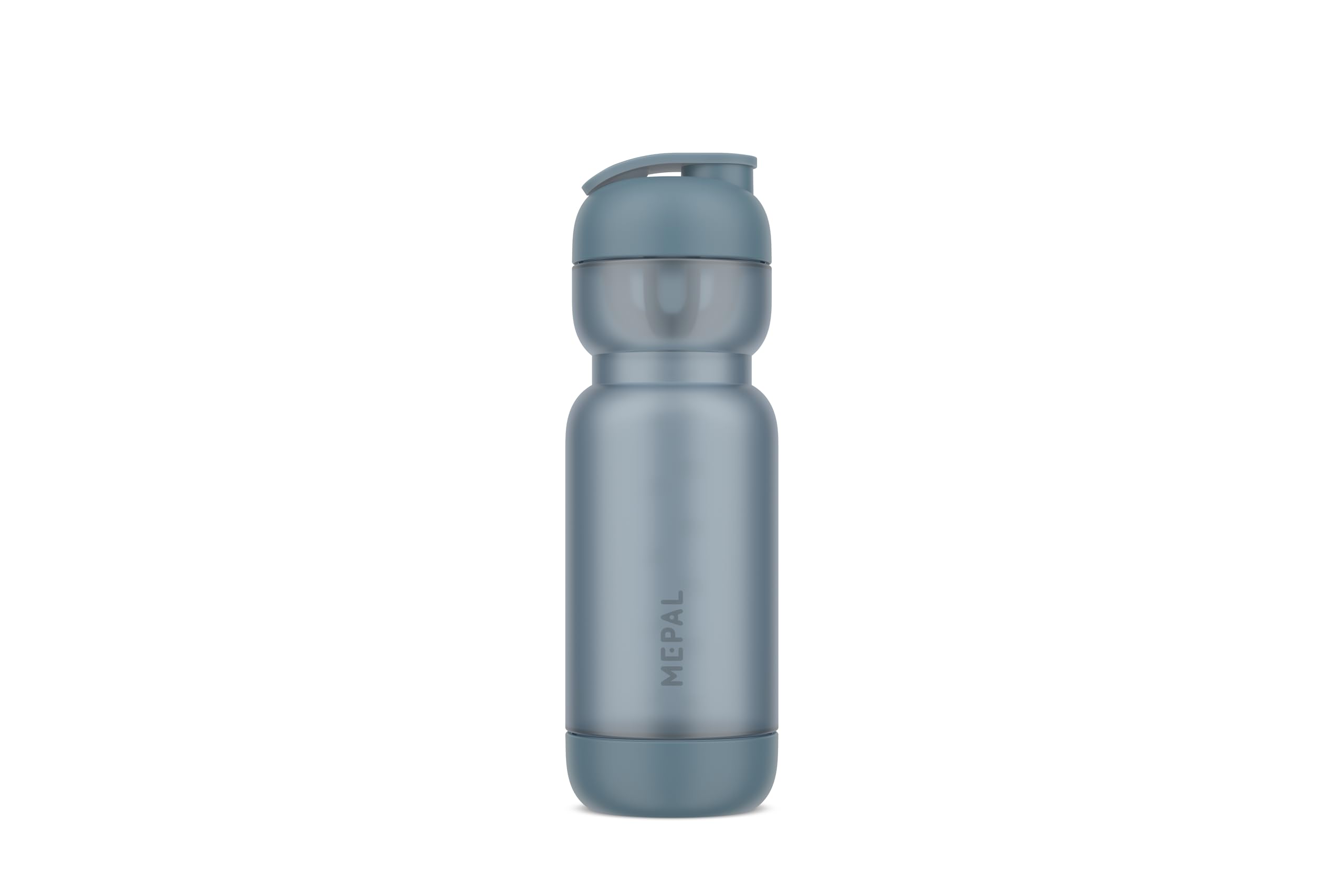 Mepal Shaker Sport, Leakproof, Includes Mixer and Measurements, Easy-clean with Bottem Lid, Protein Shaker, 800 ml, Frost blue