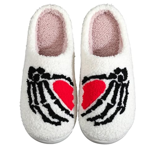 Image of Slippers for Women Men Fuzzy Memory Foam Slipper Fluffy Winter Soft Warm Slip On House Shoes