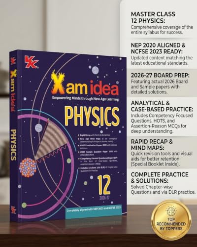 Image of Xam Idea Class 12 Science Board Exam Combo (Physics, Chemistry, Biology) For 2026-27 Session | Completely Aligned with NEP 2020 & NCFSE 2023 | ... Questions & Sample Papers (Set of 3 Books)