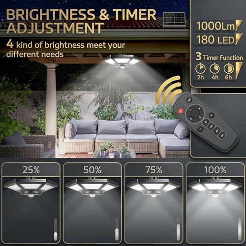 Lampe solaire 5 modes pour éclairer un garage ou une maison - 6