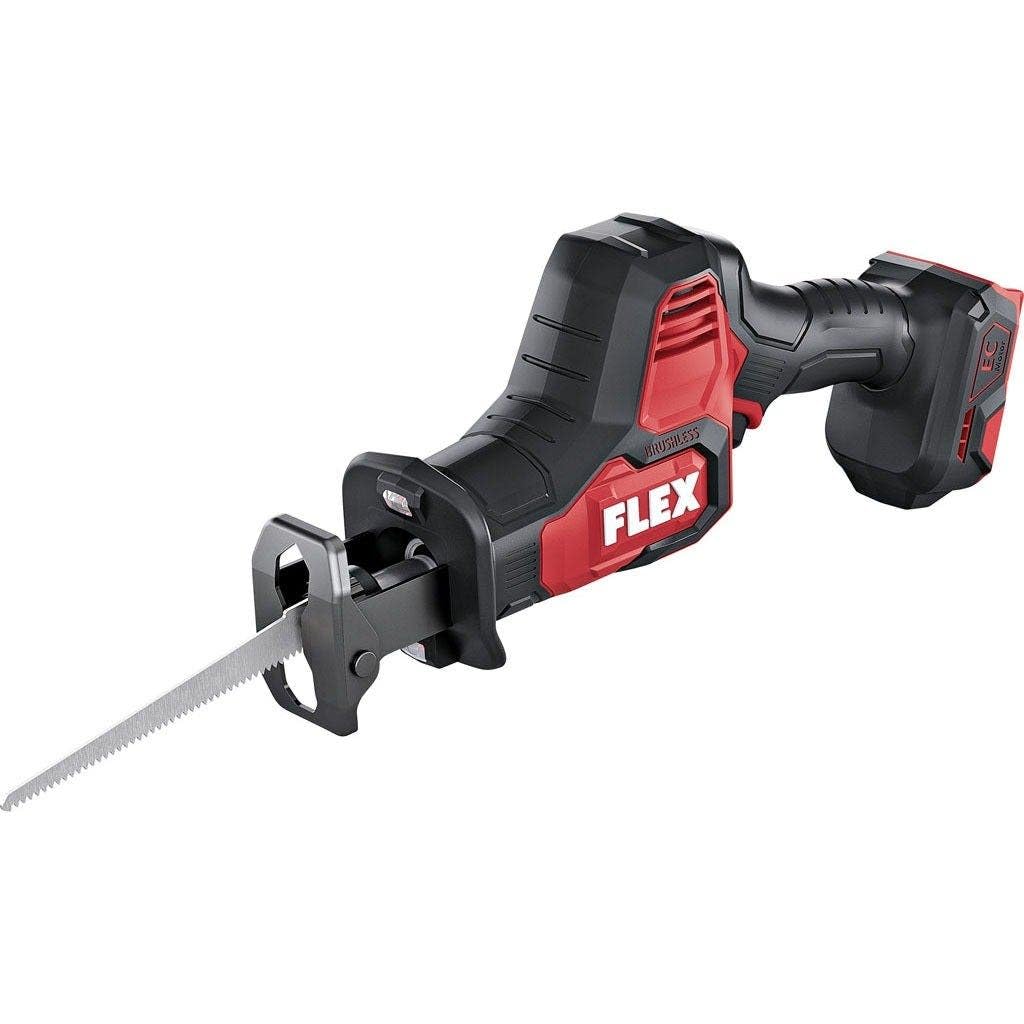 Flex Akumulatorowa piła szablasta RS 25 18.0-EC (piła bez akumulatora, brzeszczot obrotowy 180°, skok 25 mm, prędkość skokowa biegu jałowego 0–3000 1/min) 530372