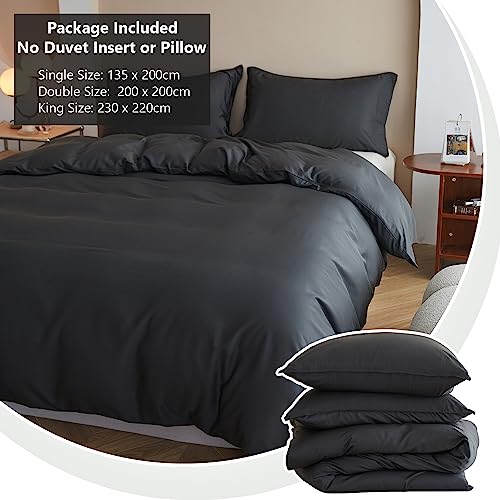 Simple&Opulence Single Bamboo Viscose Duvet Cover Set - Image 3