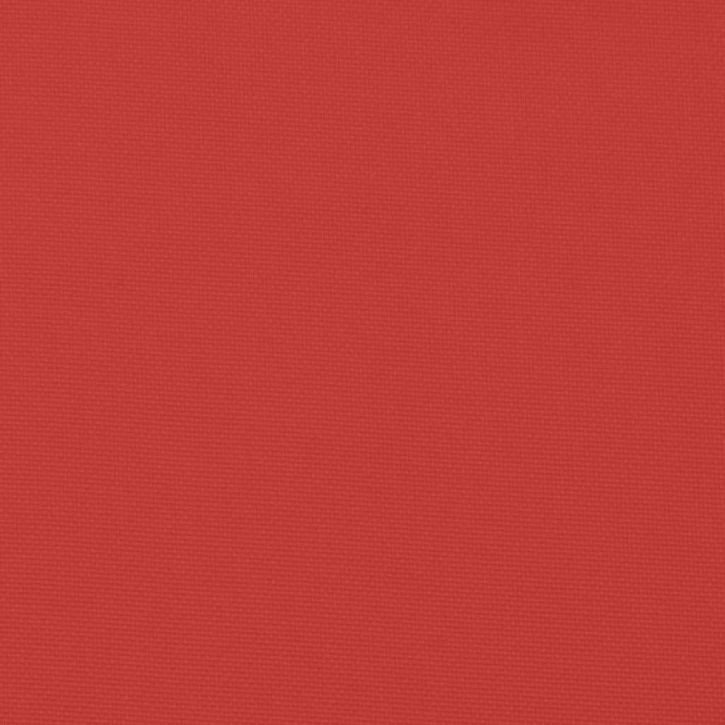 Homgoday Cojines Silla Exterior Rojos 120x50 cm - Oxford Impermeable, Fibra Espuma, Alta Resistencia, 6 Unidades
