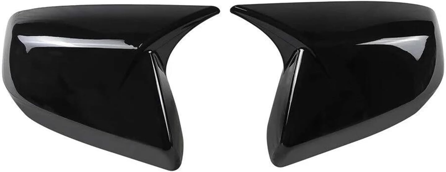 Rear View Mirror Shell Housing for Cadillac Ct4 for ATS 2013-2023 Exterior Door Rear View Case Trim Wing Mirror Caps (Gloss Black)