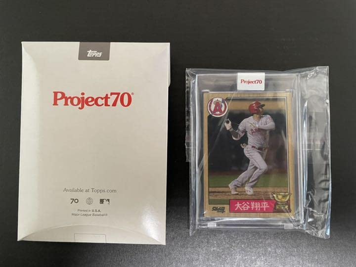 Amazon.co.jp: 大谷翔平 TOPPS PROJECT70 CARD 650 中袋 : おもちゃ