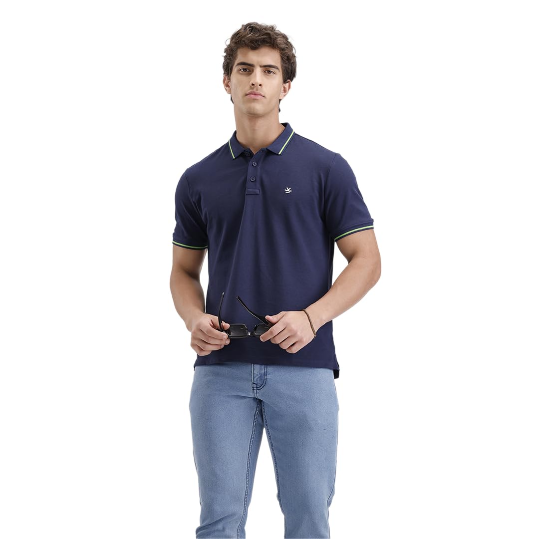 wrogn Men's Cotton Blend Polo T Shirt | Solid | Slim Fit-picture-39