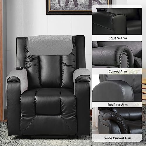 Kaket Armrest Cover, Headrest Cover for Recliner Sofa 3pcs Waterproof Chair Covers - Image 3