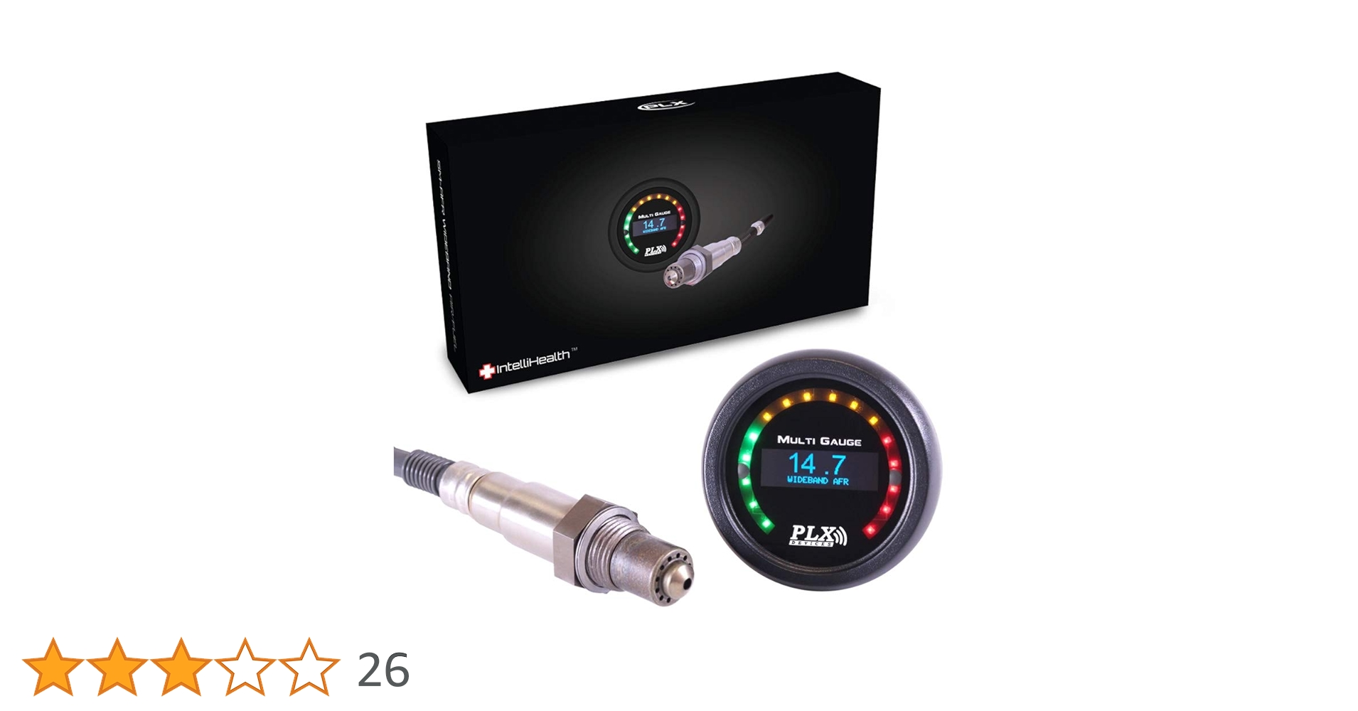 Amazon.co.jp: PLX DEVICES DM-6 AFR GEN4 52φ 空燃比計 A/F