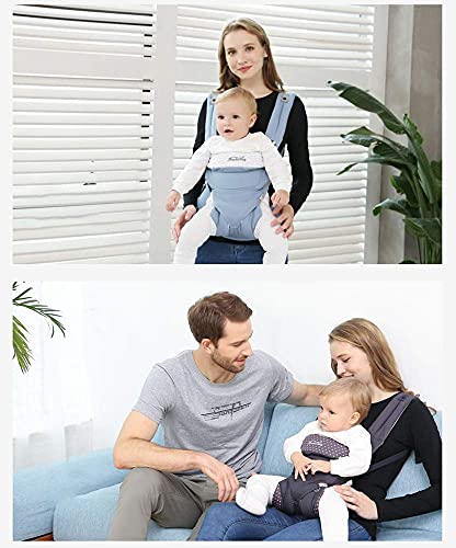OZCOWBABY Babybauchtragen Babytrage für Neugeborene Ergonomische Babytrage verstellbar in Breite und Höhe ab Geburt bis 48 Monate Grün - Image 4
