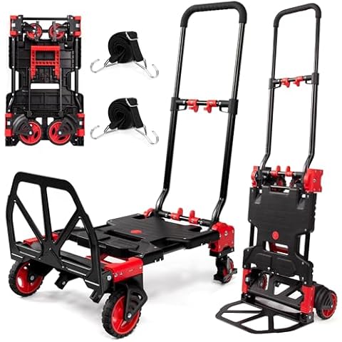 YANGTZE 2 in 1 Hand Truck Dolly Foldable Cover