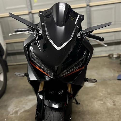 Universelle verstellbare drehbare Seitenspiegel für Suzukí Kawásaki Yamáha Hónda Aprília Ducáti (ohne Licht)