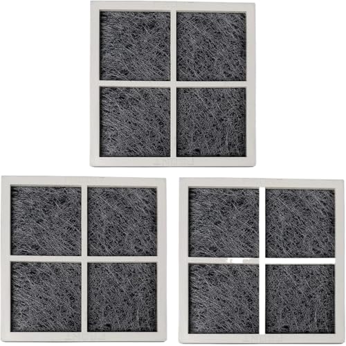 YHNNH Filtro De Aire For Refrigerador LT120F (3 Unidades), Compatible con LG, Kenmore, Elite 469918, 9918, ADQ73214402, ADQ73214403, ADQ73214404, ADQ73334008