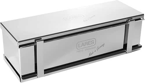 LARES Toastbrotform/Brotbackform mit Teiler - zum Backen von Toast, Kuchen,