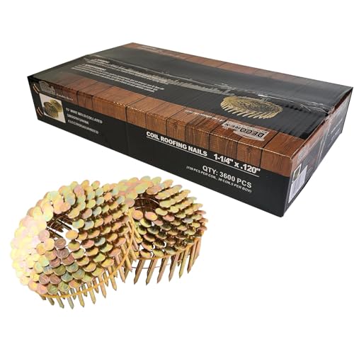 Decorex Hardware Coil Roofing Nails 1-1/4