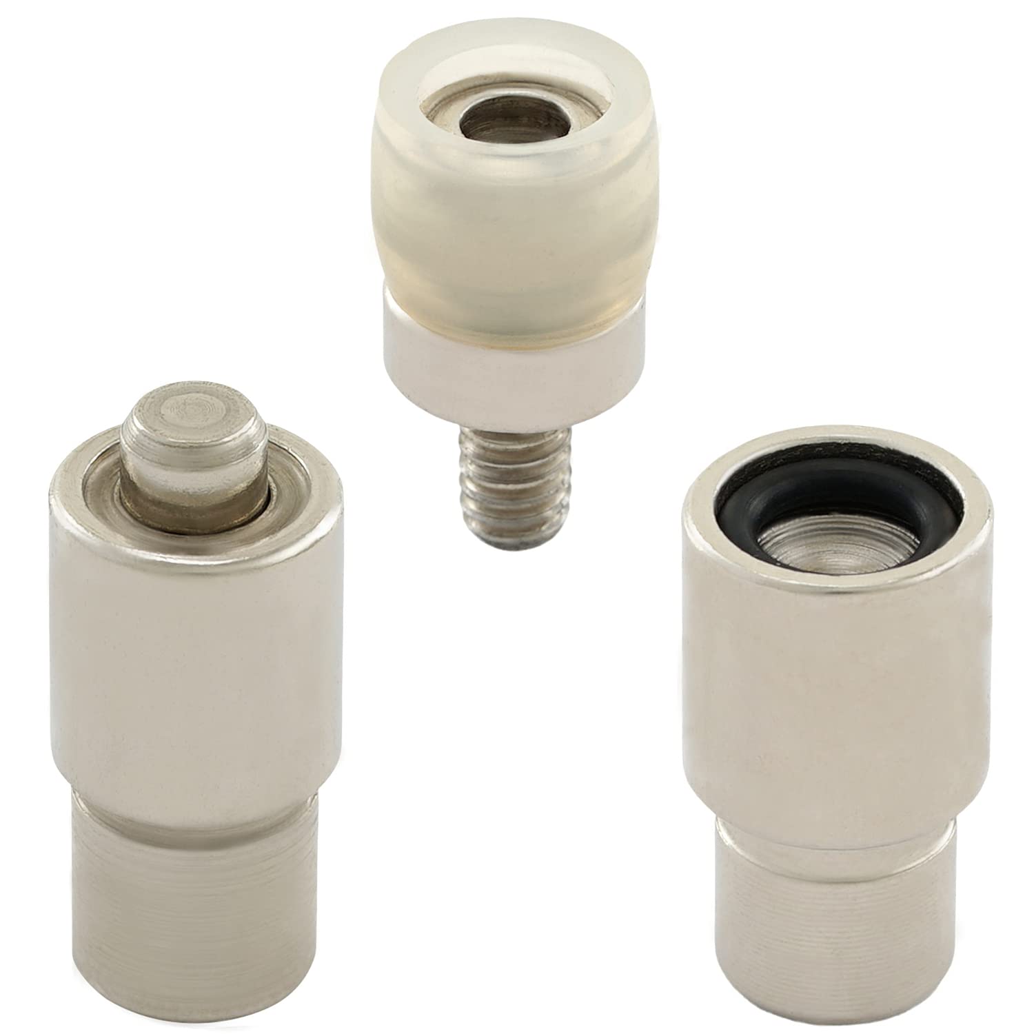 Getmore Crafts Pressa A Leva Per Pressioni Con 50 Bottoni Automatici Da 12,5 Mm, Argento, Ottone, Per Pelle E Tessuti, Fai Da Te - 4