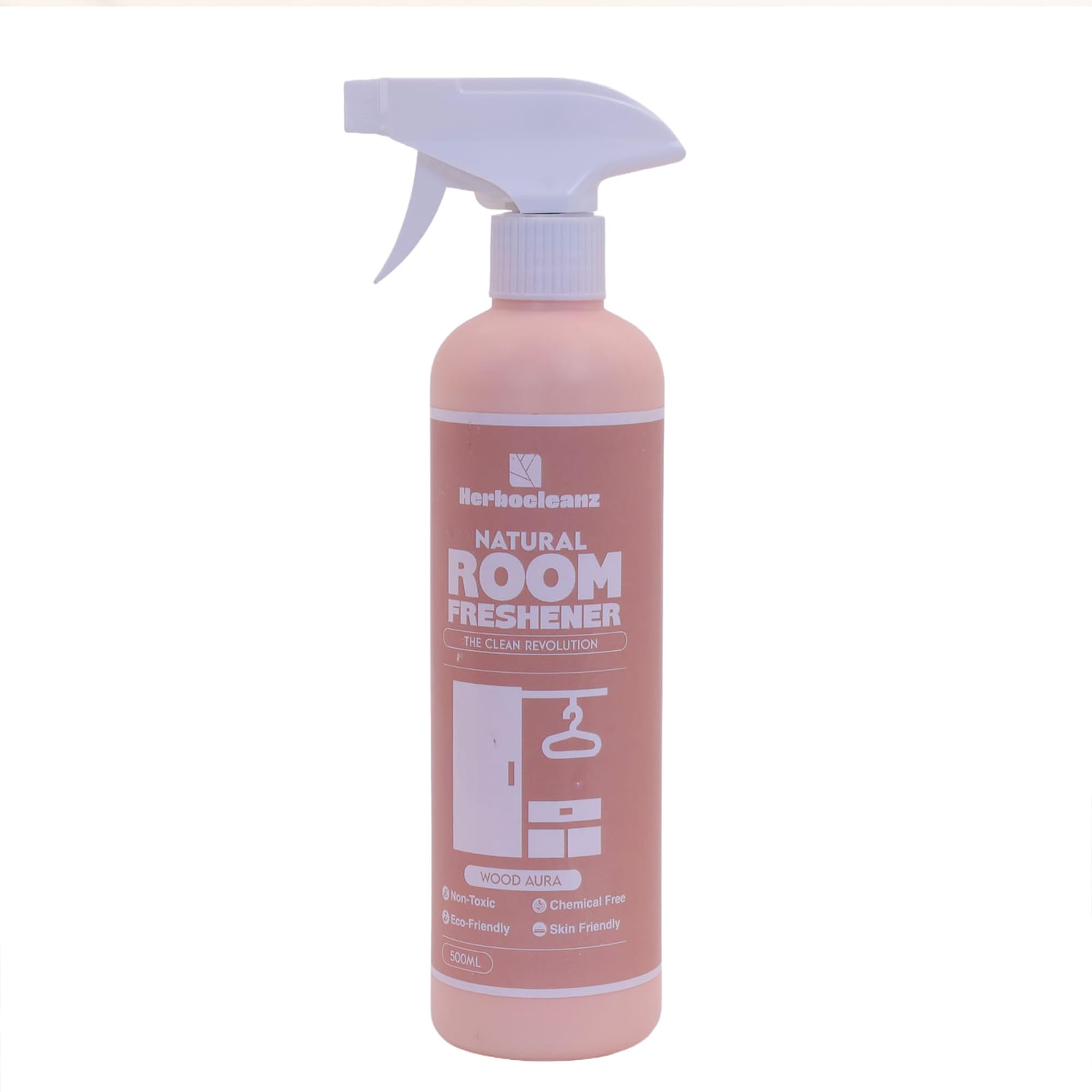 HERBOCLEANZ Wood Aura Room Freshener Spray 500ml Pack | Plant