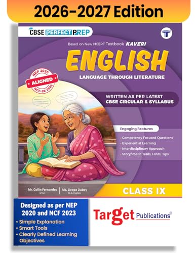 Image of CBSE Class 9 English Language through Literature Book, Based on New NCERT Textbook KAVERI for 2026-27 Edition, Competency-Based Questions, Experiential Learning, Hints & Tips