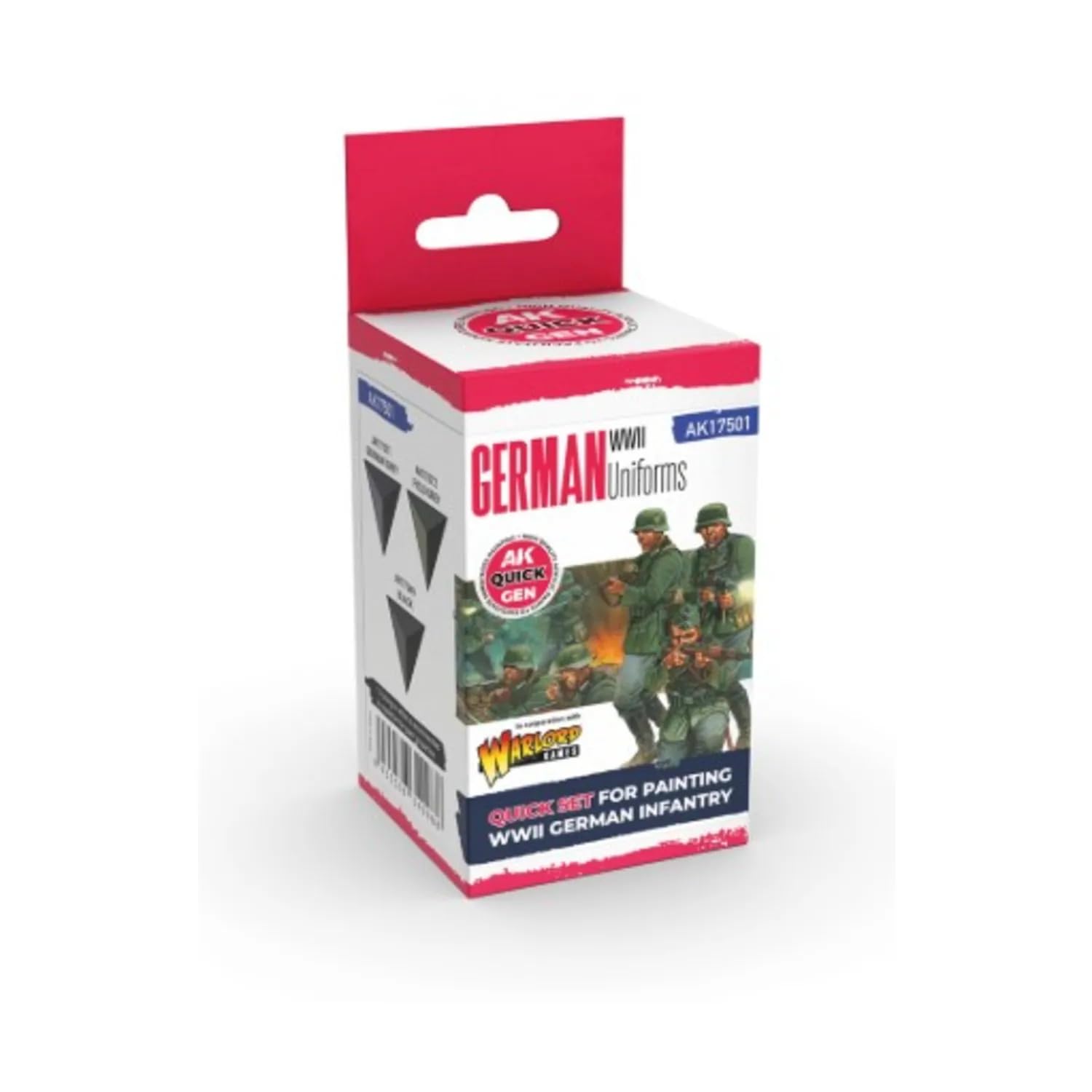 German WW2 Uniform Set - AK Quick Gen Colour - AK Interactive 18ml Acrylic Paint