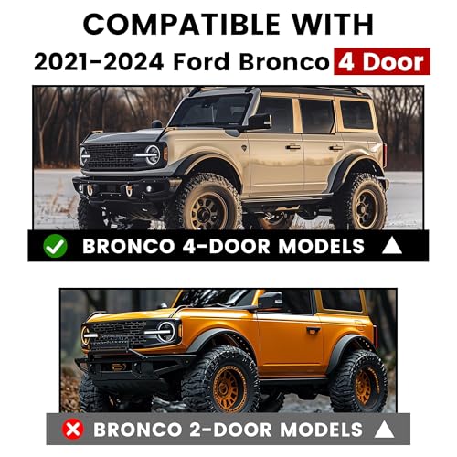 Estribos laterales para Ford Bronco 2021-2025 miniatura 3
