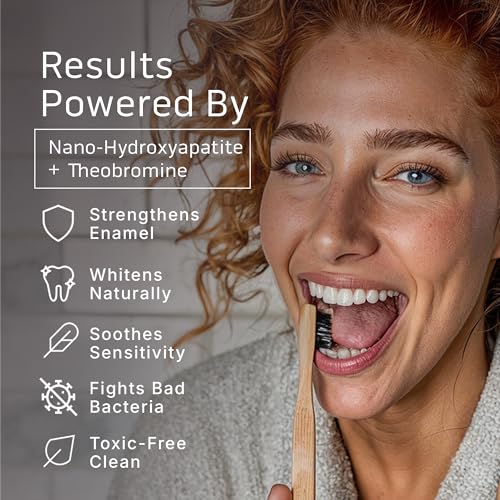 Image of Primal Life Organic Real White Dental Boost - Natural, Organic Teeth Whitener - Peroxide Free - Nano-Hydroxyapatite Paste (Cinnamon)